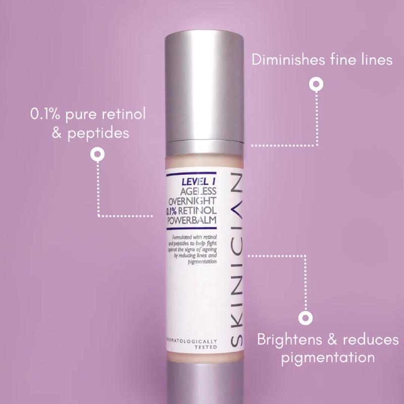 SKINICIAN Level 1 Ageless Overnight 0.1% Retinol Powerbalm 50ml