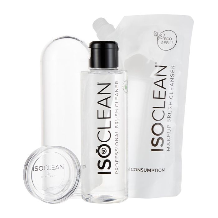 ISOCLEAN Makeup Brush Cleaner with Detachable Dip Tray 165ml