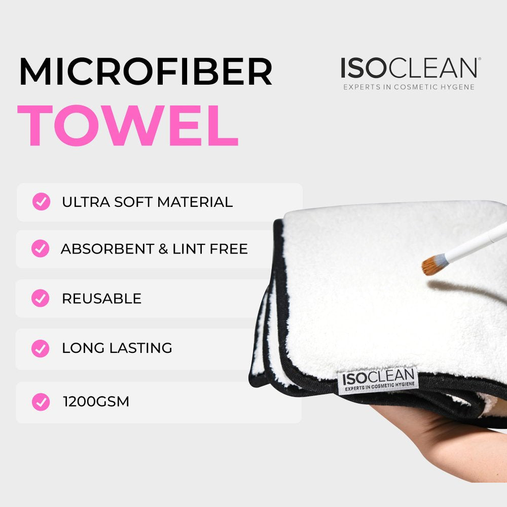 ISOCLEAN Mini Microfibre Makeup Brush Cleaning Towel