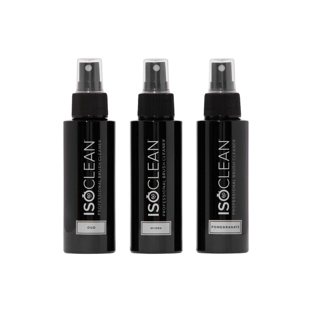 ISOCLEAN Scented Luxury Makeup Brush Cleaner Trio Collection