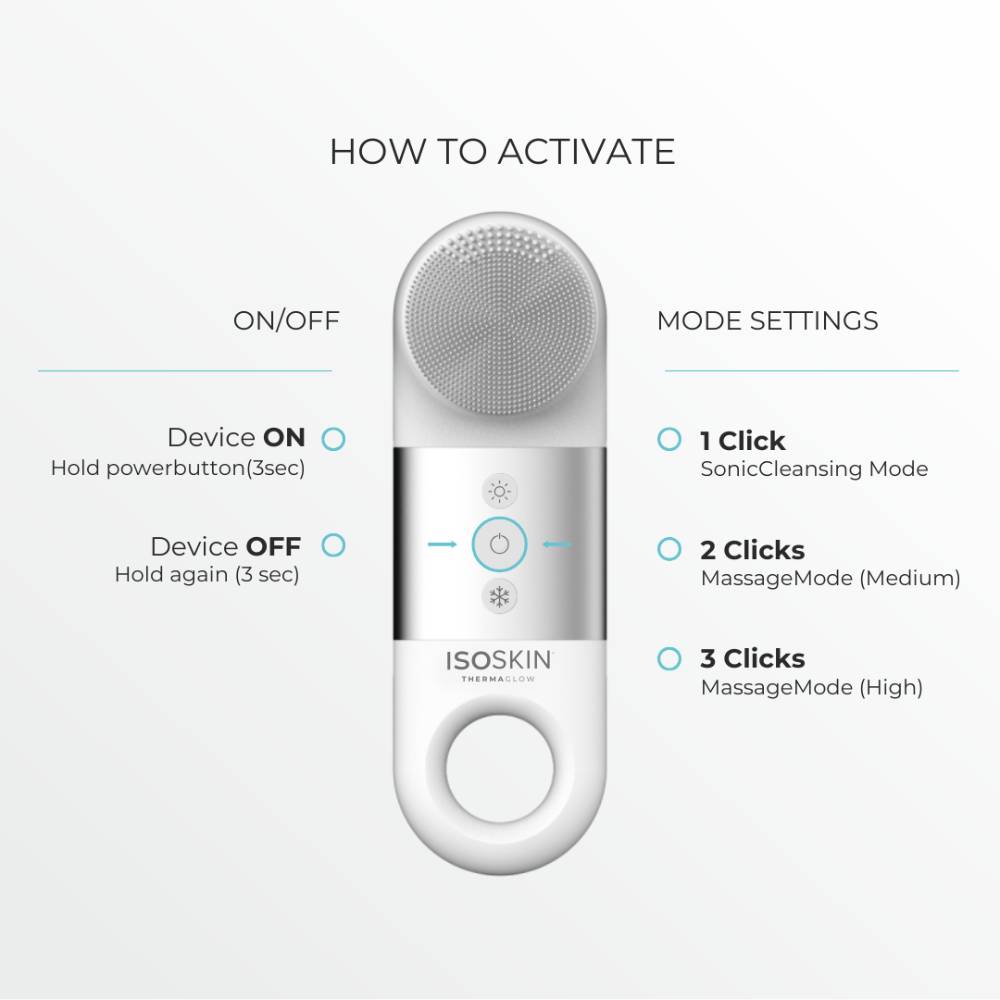 ISOCLEAN ISOSKIN Thermaglow 4 in 1 Facial Tool