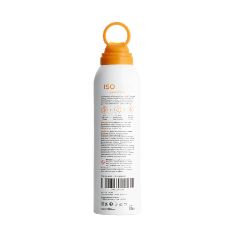 ISOCLEAN ISOSKIN Halo SPF50 Spray 200ml