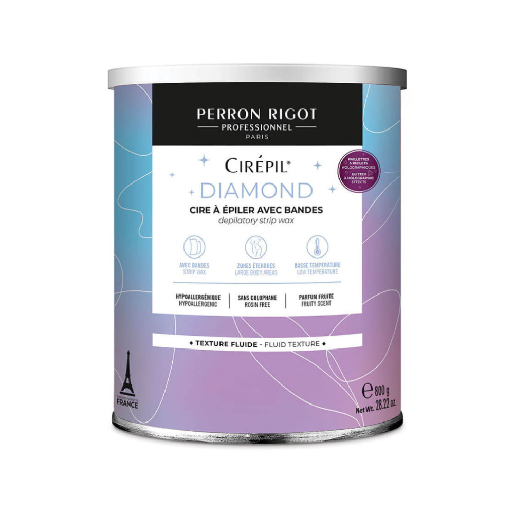Perron Rigot Cirepil Diamond Depilatory Strip Wax Tin 800g