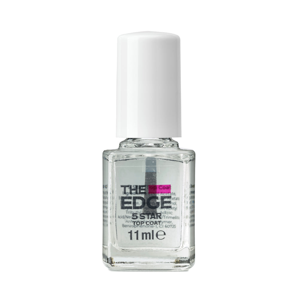 The Edge 5 Star Top Coat Nail Polish 11ml