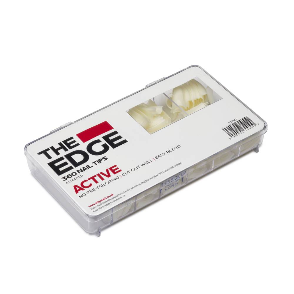 The Edge 360 Active Nail Tips Assorted
