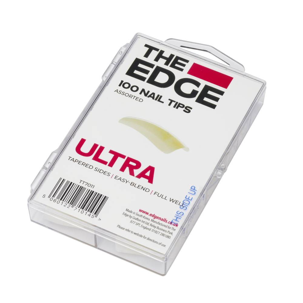 The Edge 100 Ultra Nail Tips Assorted