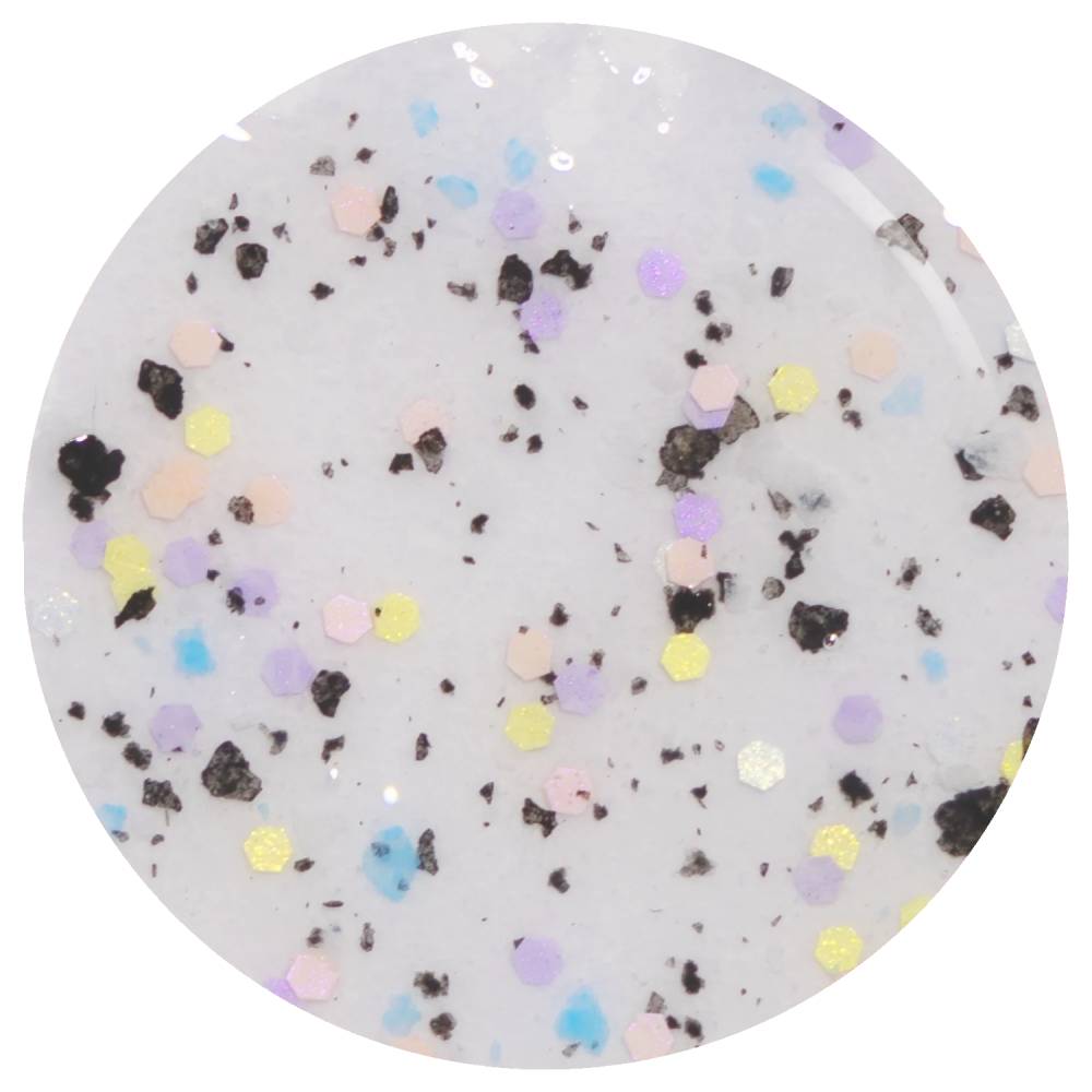 The Edge Gel Polish Confetti FX Top Coat 8ml