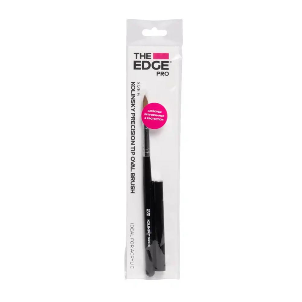 The Edge Kolinsky Oval Size 6 Brush