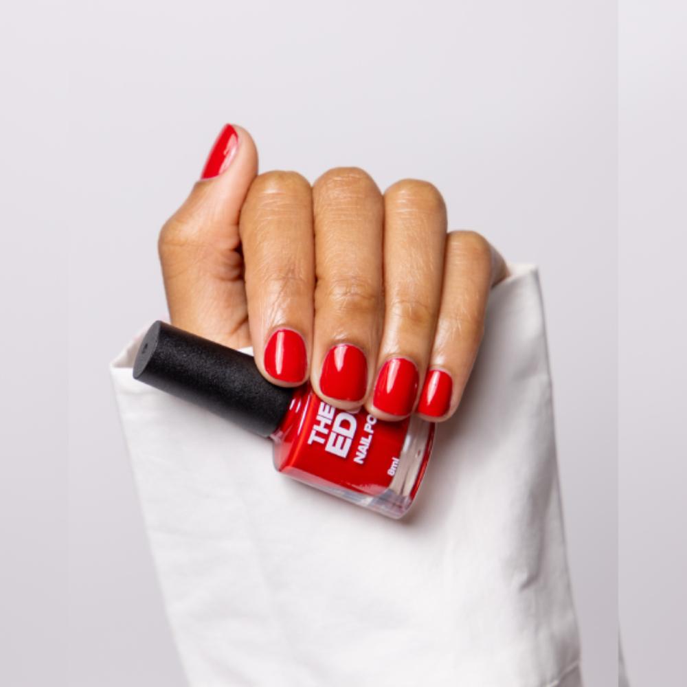 The Edge The Cherry Red Nail Polish 8ml