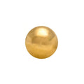 Caflon Stud Earrings Gold Plated Ball 3mm