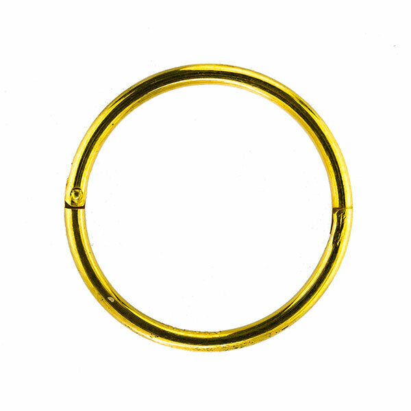 Caflon Earrings Smooth Hinged Hoop 1/2"