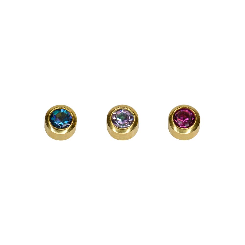 Caflon 24ct Gold Plated Crystal Tropics Assortment (12)