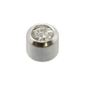 Caflon Mini Birthstone Stud Earrings April 4mm