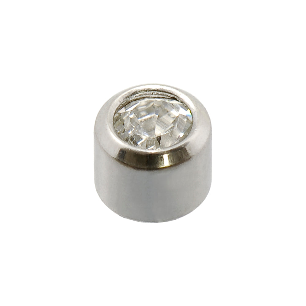 Caflon Mini Birthstone Stud Earrings April 4mm