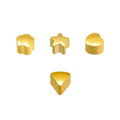 Caflon Stud Earrings Gold Plated Assorted Shapes (12)