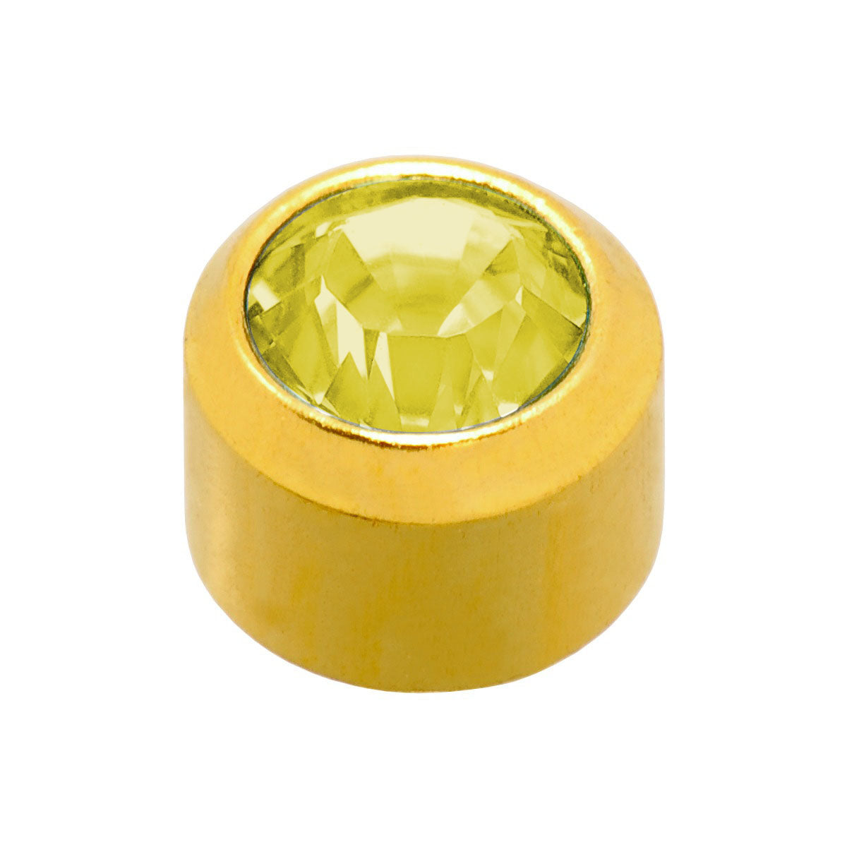 Caflon Birthstones Stud Earrings Gold Plated Rock Crystal (12)