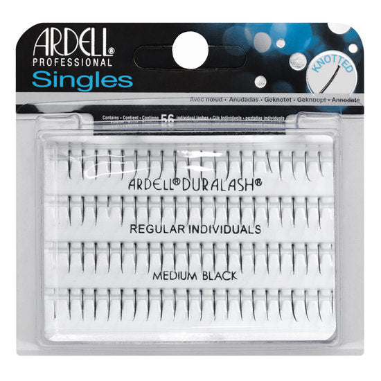 Ardell Duralash Singles Regular Individuals Knotted Lashes Medium Black