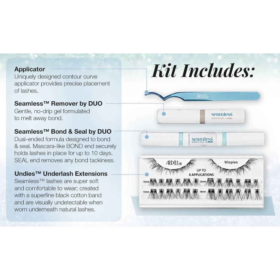 Ardell Seamless Underlash Extensions Wispies 36 Assorted Lengths