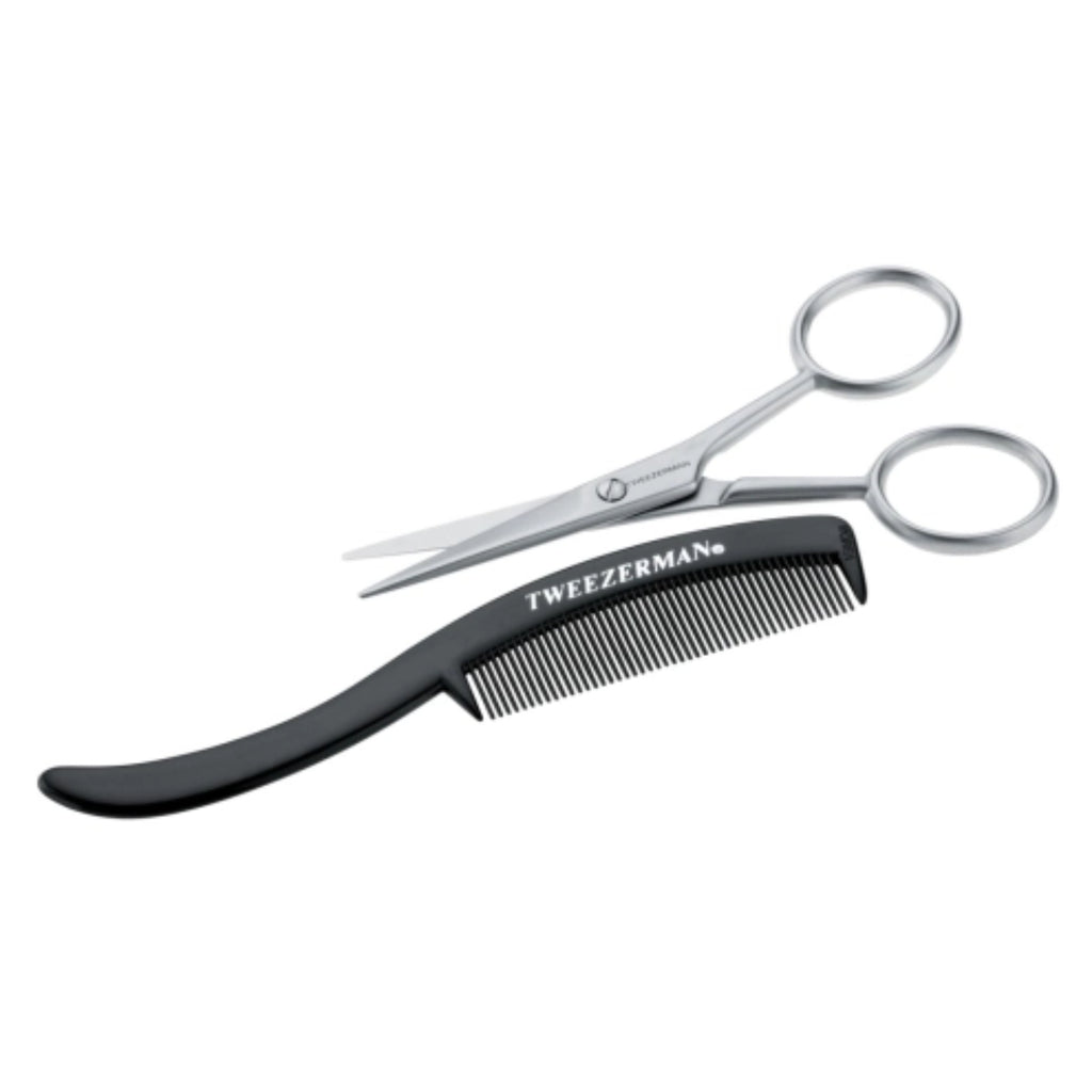 Tweezerman Moustache Scissors and Comb