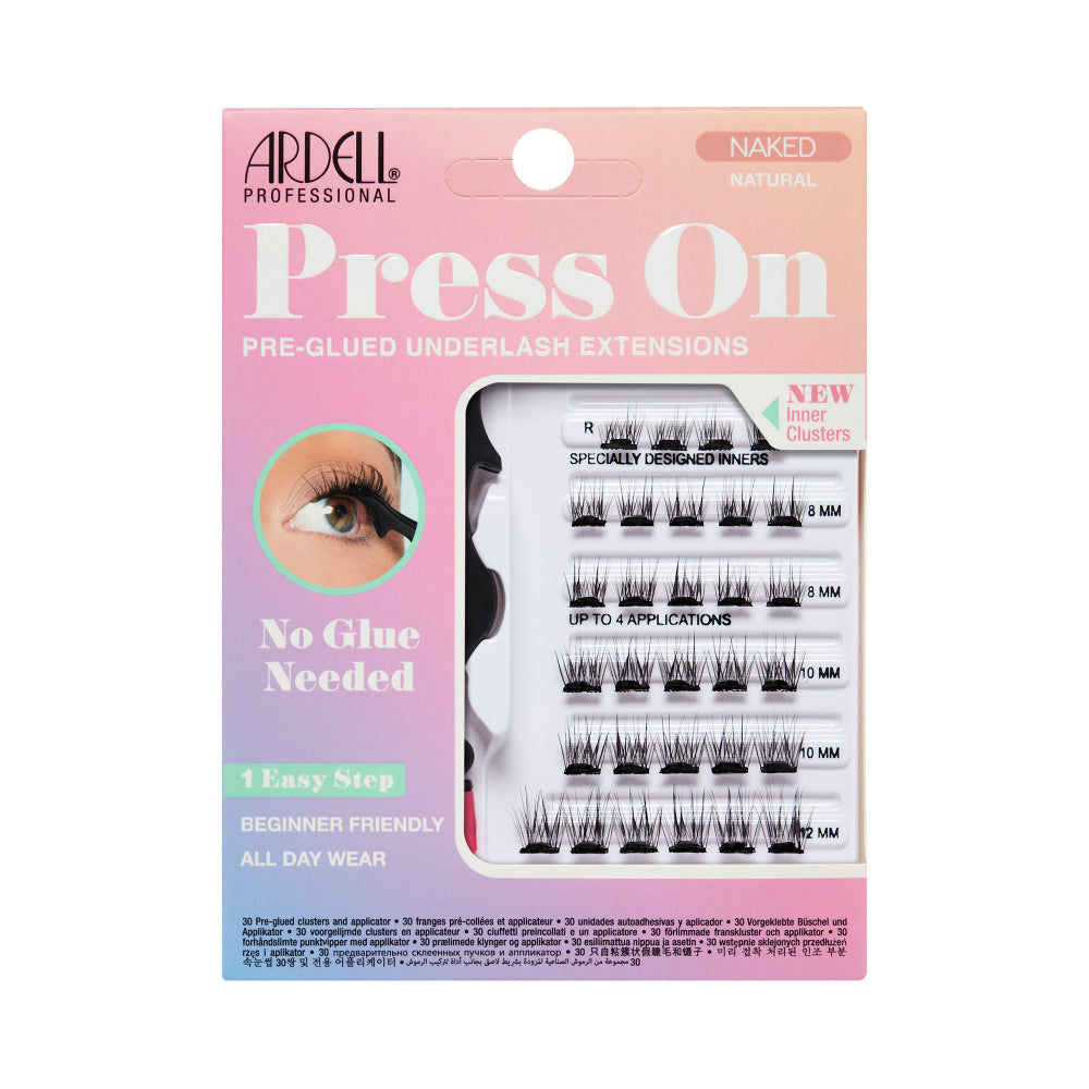Ardell Press On Pre-Glued Underlash Extensions Naked Natural