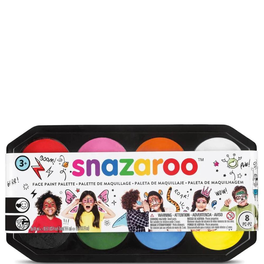 Snazaroo Face Paint Palette (8x18g)