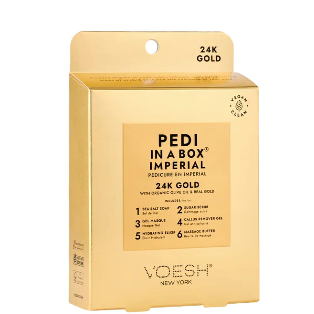Voesh Pedi in a Box (6 Step) - Imperial 24K Gold