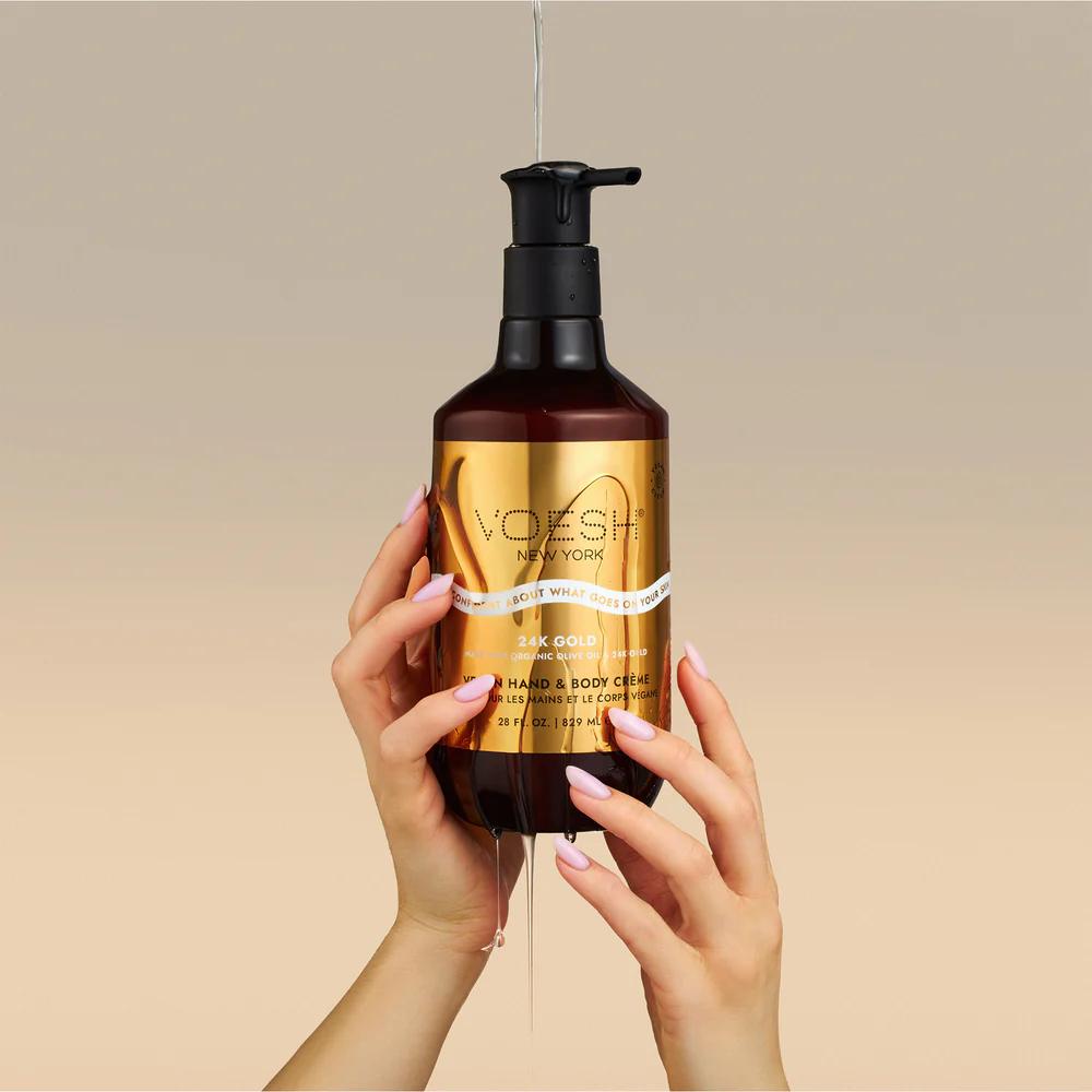 Voesh Hand & Body Cream 24K Gold 829ml