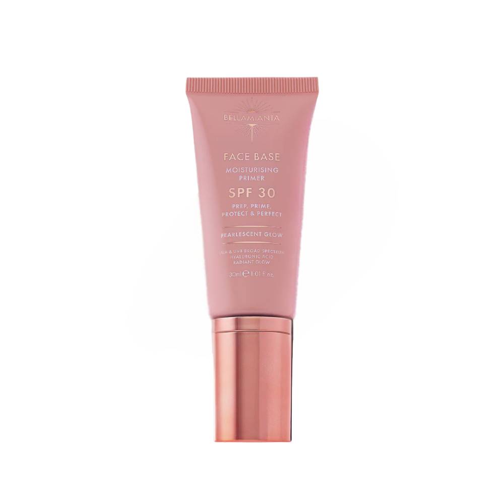 Bellamianta Face Base Moisturising Primer SPF30 Pearlescent Glow 30ml