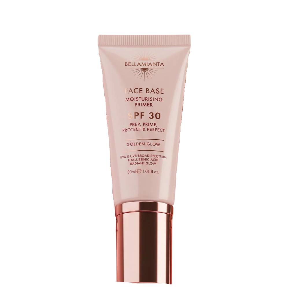 Bellamianta Face Base Moisturising Primer SPF30 Bronze Glow 30ml
