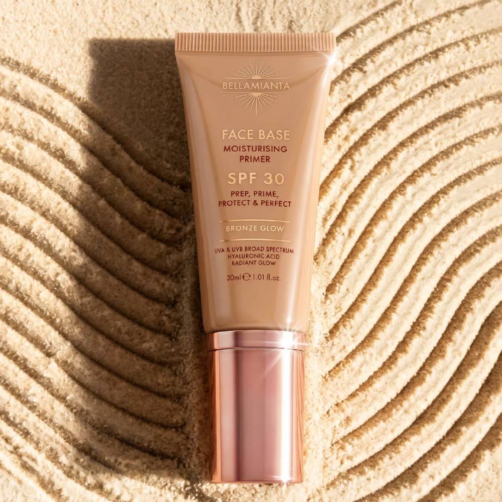 Bellamianta Face Base Moisturising Primer SPF30 Bronze Glow 30ml