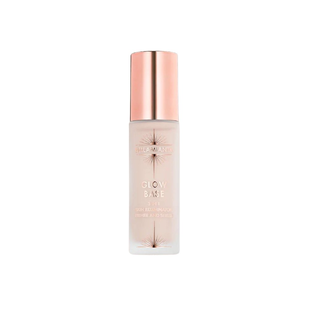 Bellamianta Glow Base 3 in 1 Skin Illuminator, Primer & Serum - Golden Glow 30ml