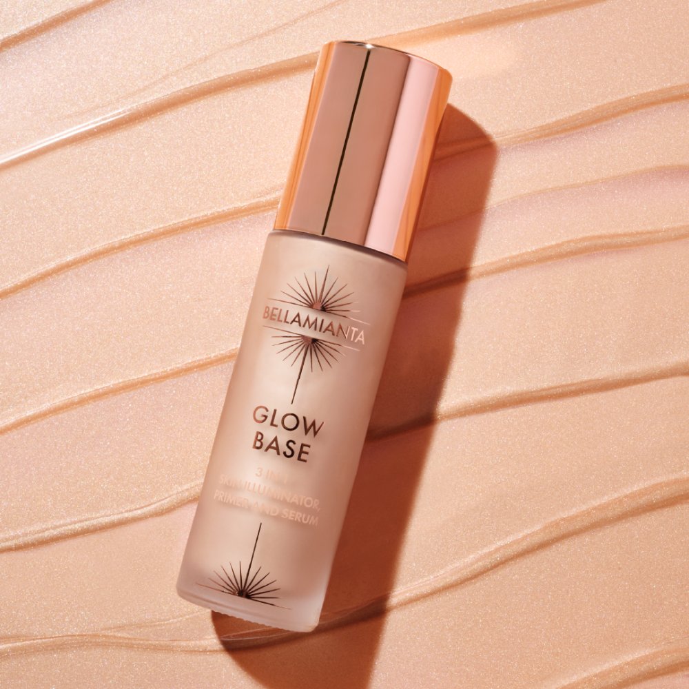 Bellamianta Glow Base 3 in 1 Skin Illuminator, Primer & Serum - Golden Glow 30ml