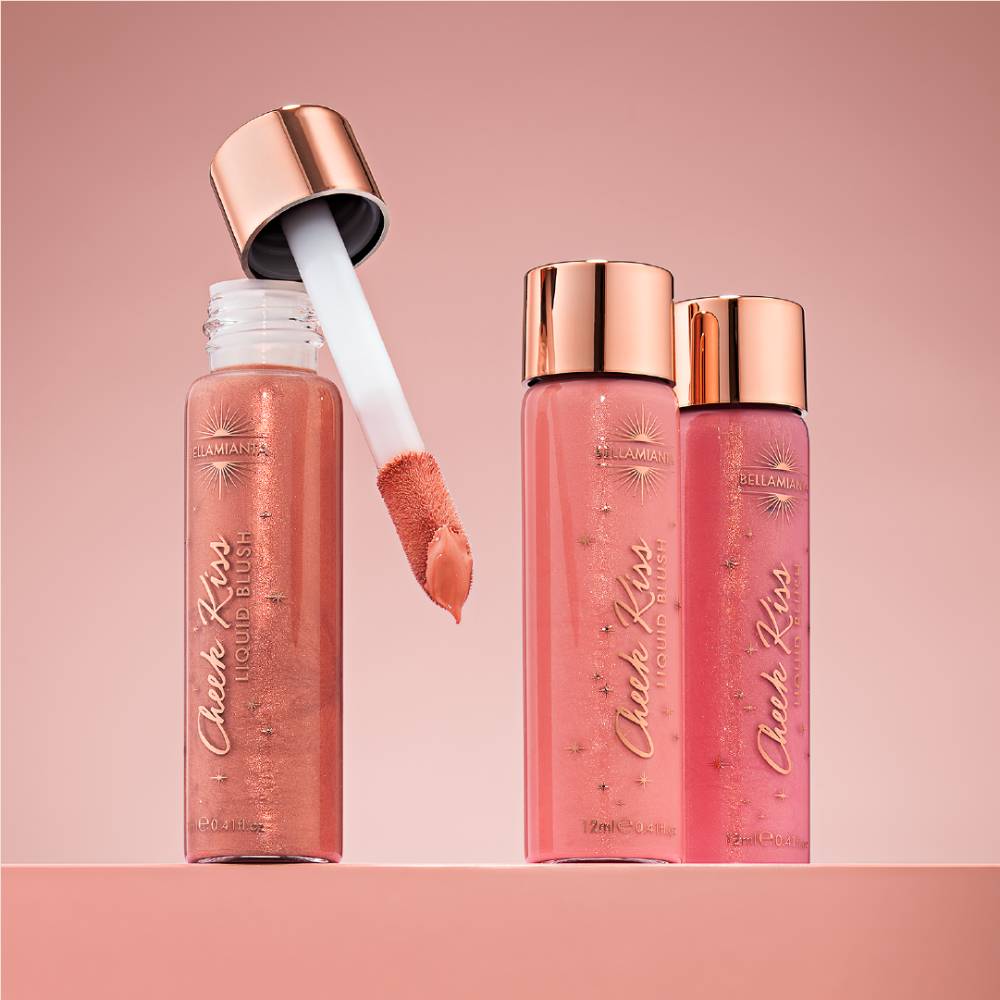 Bellamianta Cheek Kiss Liquid Blush Rosy Sands 12ml