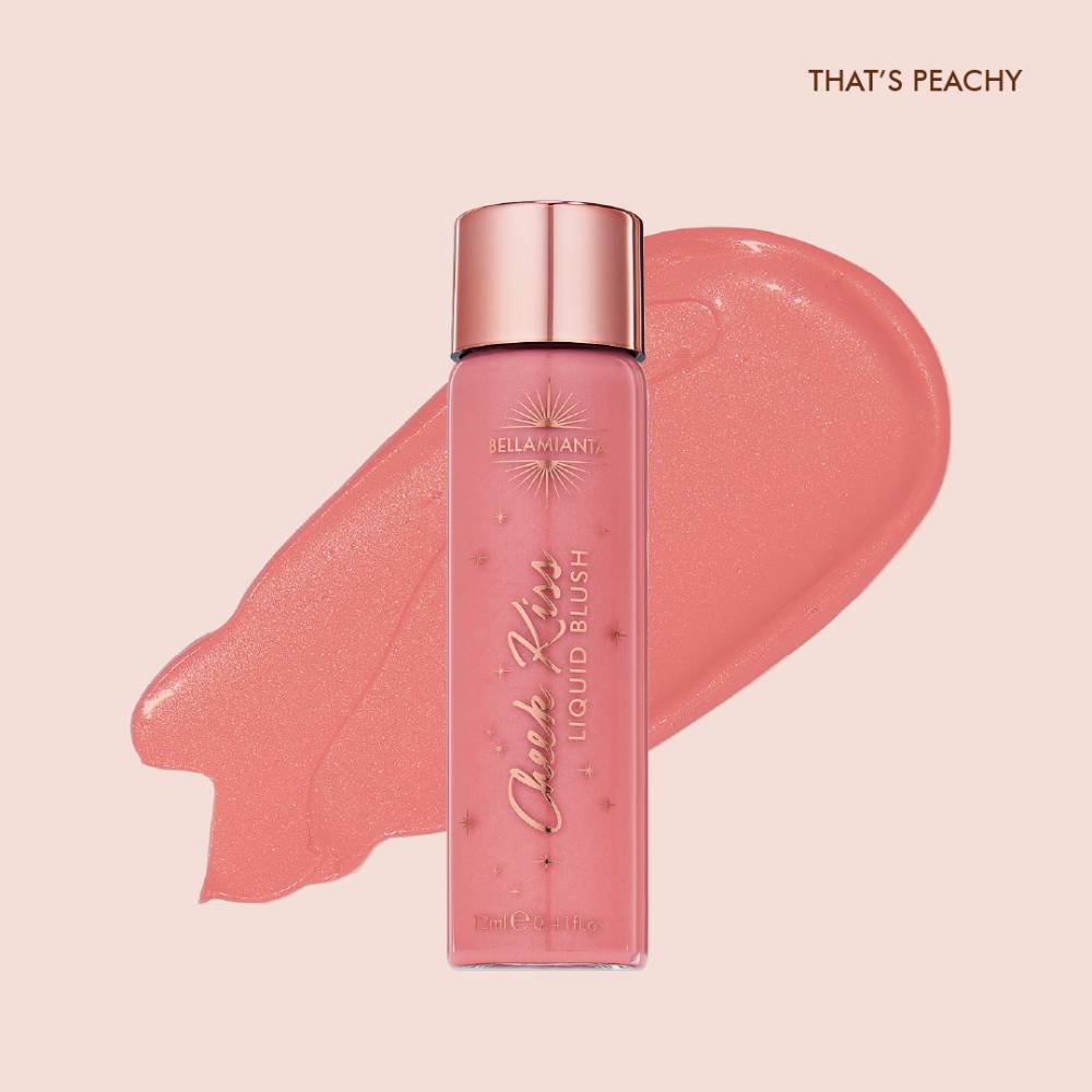 Bellamianta Cheek Kiss Liquid Blush That's Peachy 12ml
