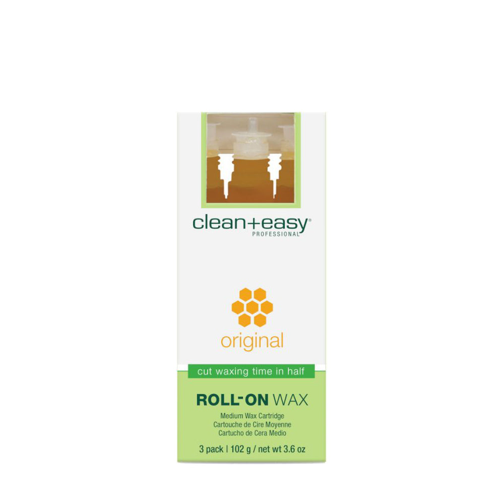 Clean+Easy Original Roll-On Wax Refill Cartridge Medium (3)
