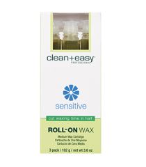 Clean+Easy Sensitive Roll-On Wax Refill Cartridge Medium (3)
