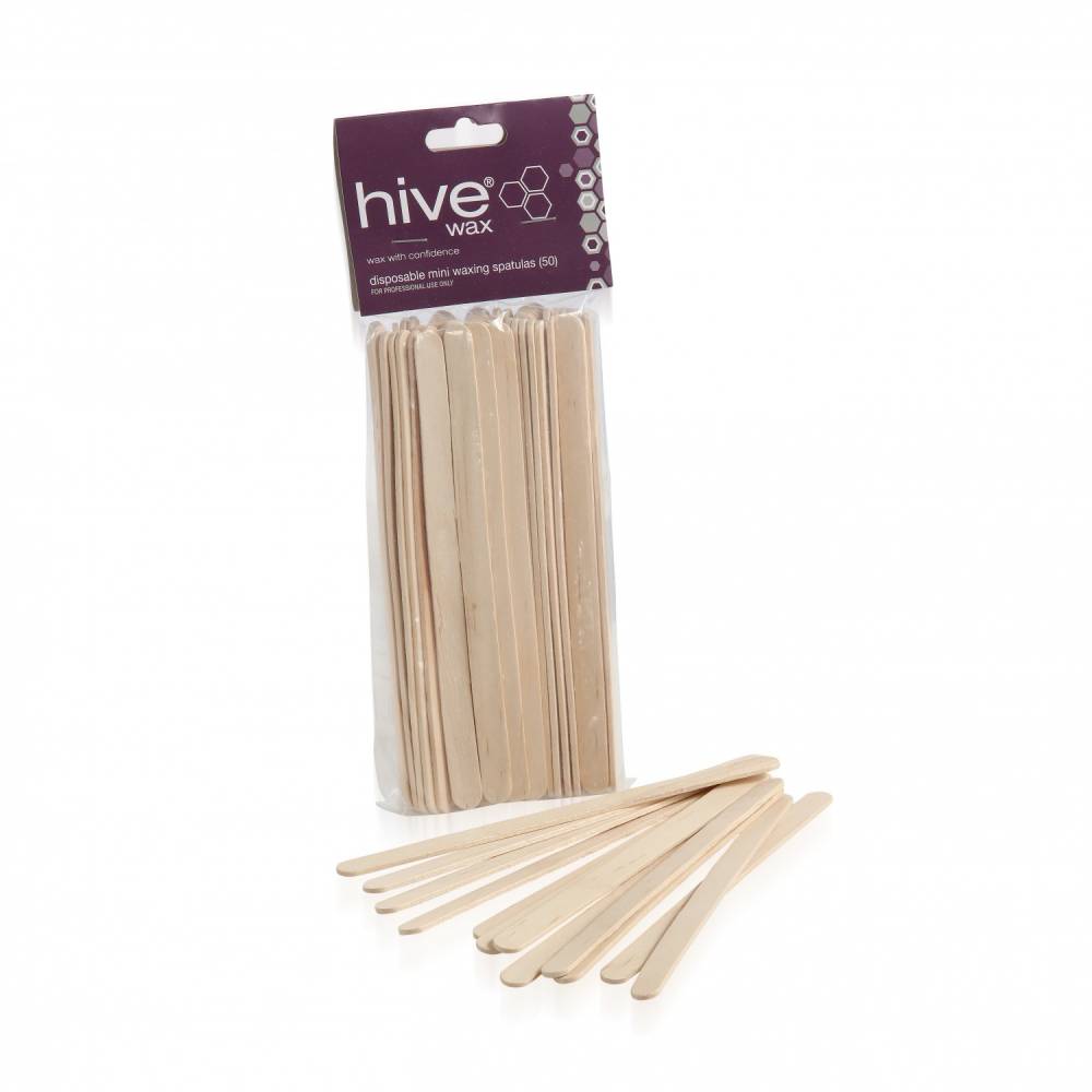 Hive Disposable Mini Waxing Spatulas (50)