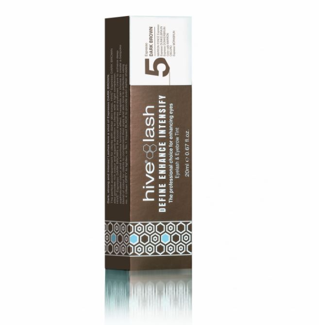 Hive Eyelash & Eyebrow Tint Enhancer Dark Brown 20ml