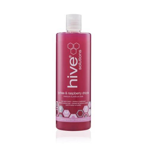 Hive Lychee & Raspberry Drizzle Manicure & Pedicure Soak 400ml