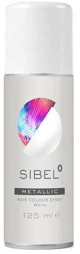 Sibel Hair Colour Spray Metallic White 125ml