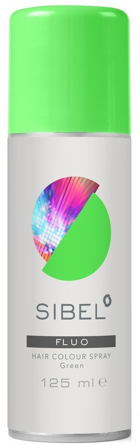 Sibel Fluorescent Hair Colour Spray Green 125ml