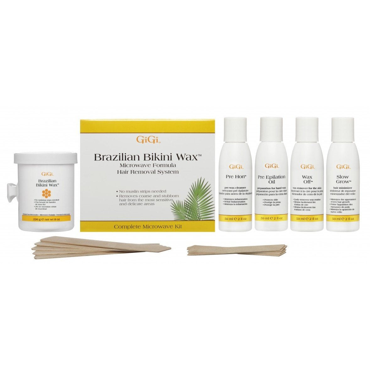 GiGi Brazilian Bikini Wax Complete Microwave Kit