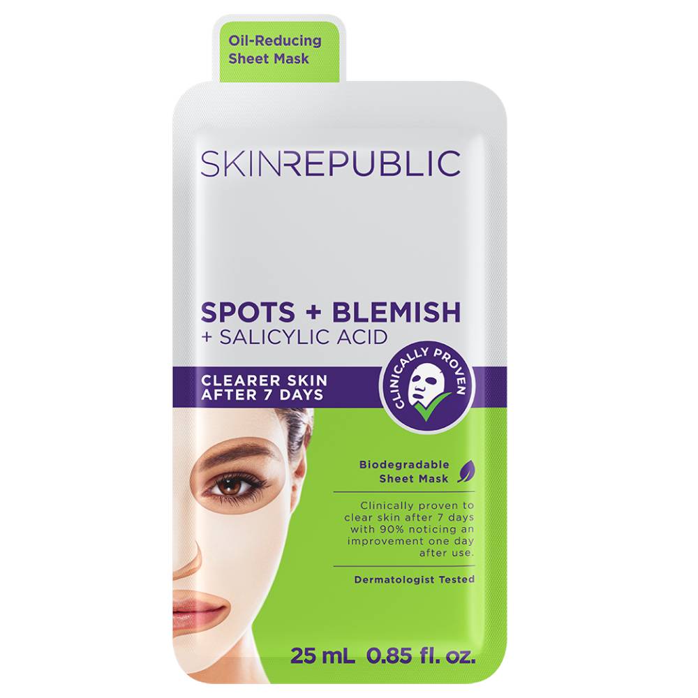 Skin Republic Spots & Blemish Sheet Mask 25ml
