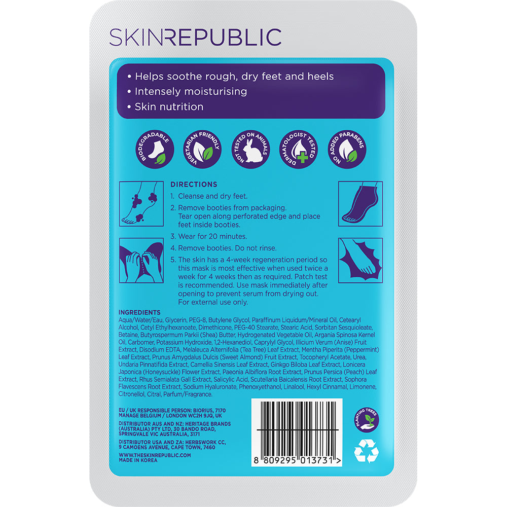 Skin Republic Moisture Intense Foot Repair Mask 18g