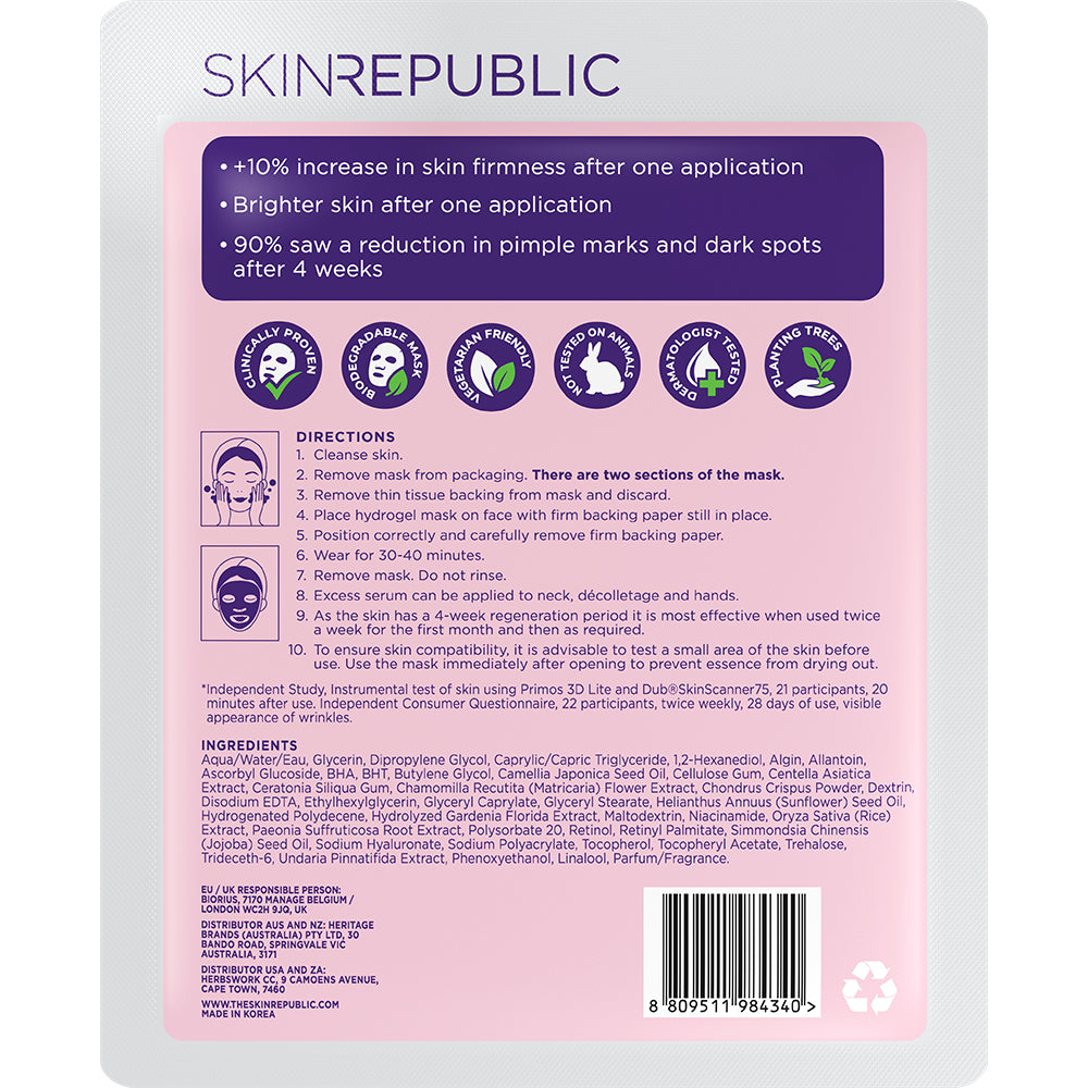 Skin Republic Retinol Hydrogel Face Mask 25g