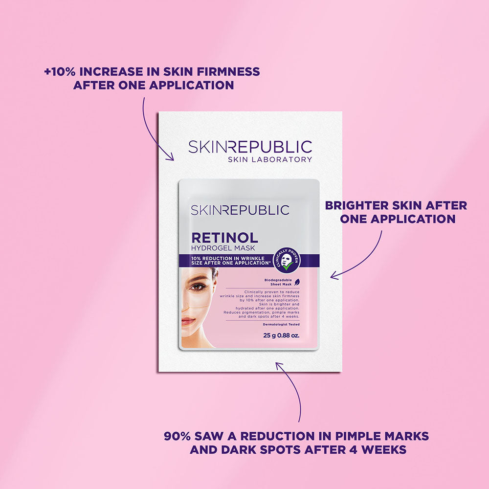 Skin Republic Retinol Hydrogel Face Mask 25g