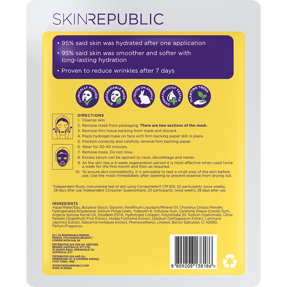 Skin Republic Collagen Hydrogel Face Mask 25g