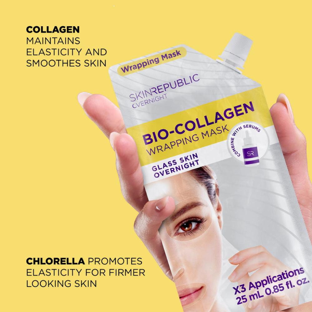 Skin Republic Bio-Collagen Overnight Wrapping Mask 25ml