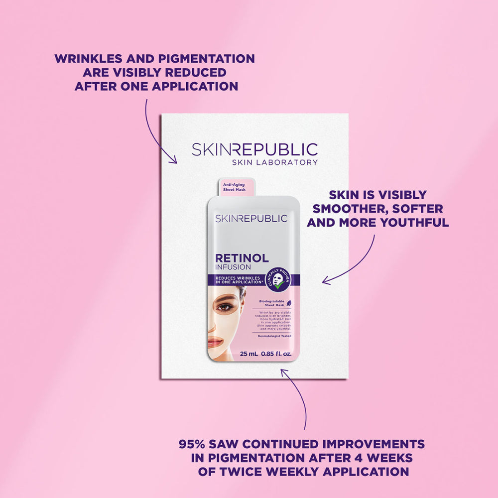 Skin Republic Retinol Infusion Sheet Mask 25ml