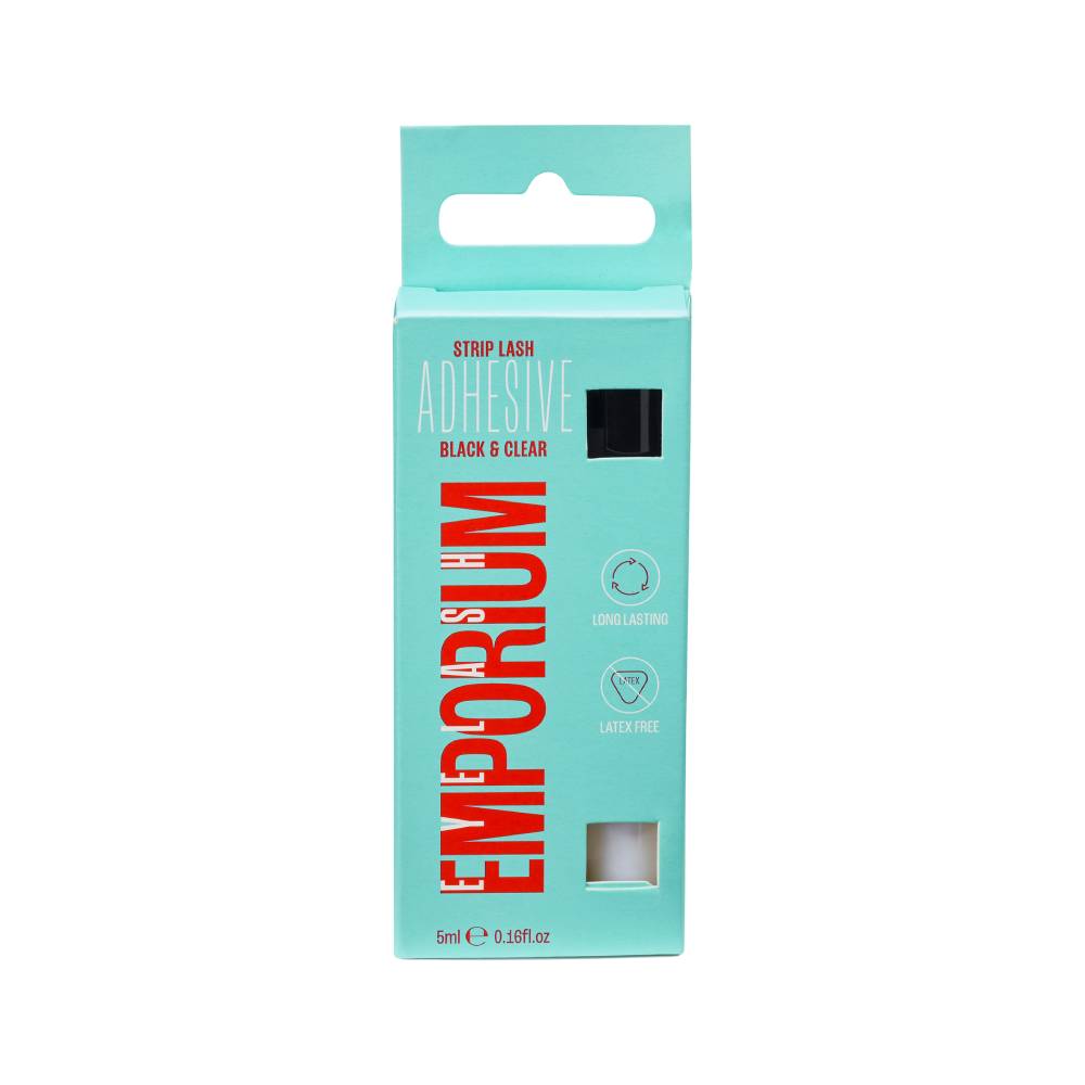 The Eyelash Emporium Double Act Studio Strip Lash 2 in 1 Non- Latex Adhesive 5ml
